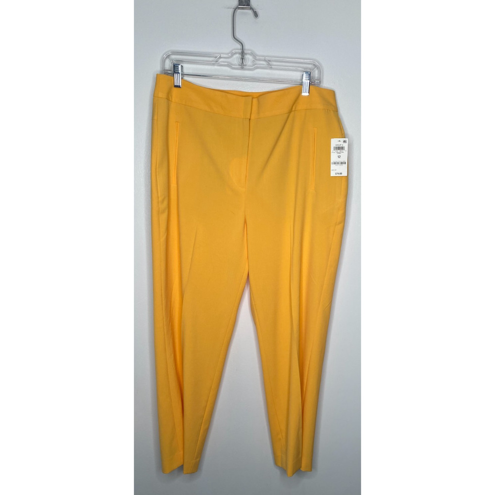 NWT BAR III Womens Pants Honey Yellow Dress Pants Size 12